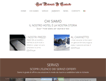 Tablet Screenshot of hotelalcaminetto.info